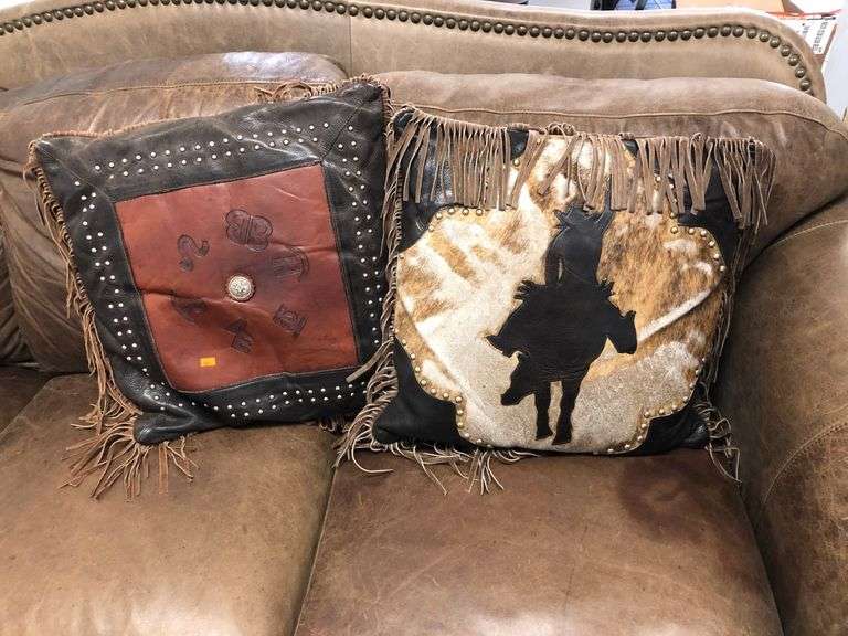 2) Western Throw Pillows
