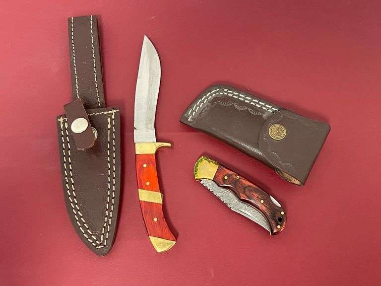 2) Knives with Sheaths