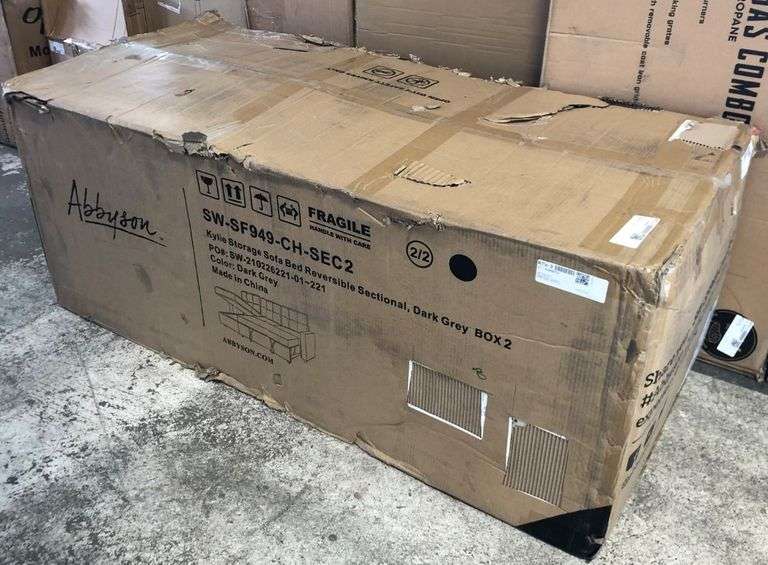 Partial Kylie Storage Sofa Bed*