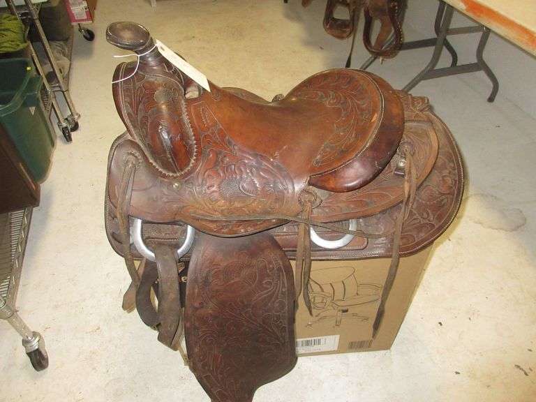 JB Williams 15" Saddle Circa 1920