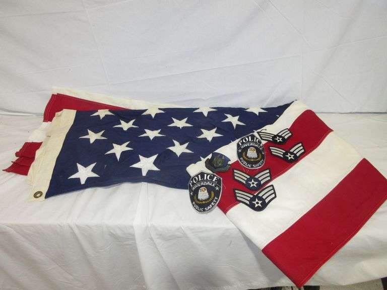 American Flag, Police Patches