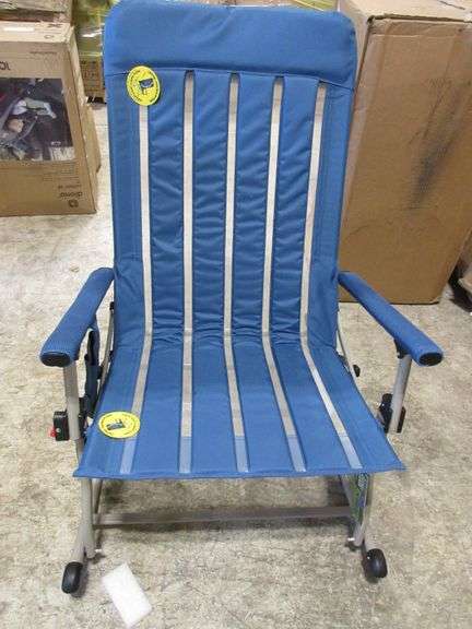Blue Portable Rocking Chair