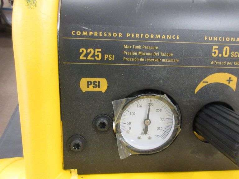 DeWalt Air Compressor with Wheels Prime Time Auctions, Inc.