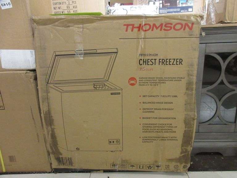 Thomson Chest Freezer Prime Time Auctions, Inc.