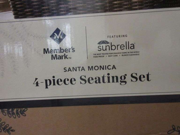 MM Santa Monica 4Piece Seating Set Prime Time Auctions, Inc.