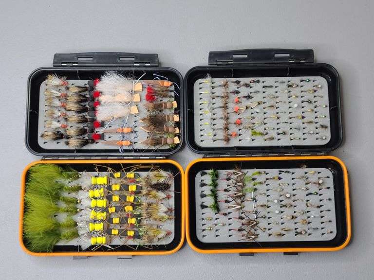 2) Cases Fishing Flies