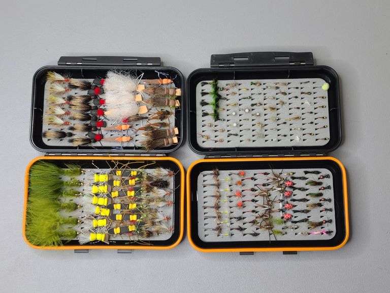 2) Cases Fishing Flies
