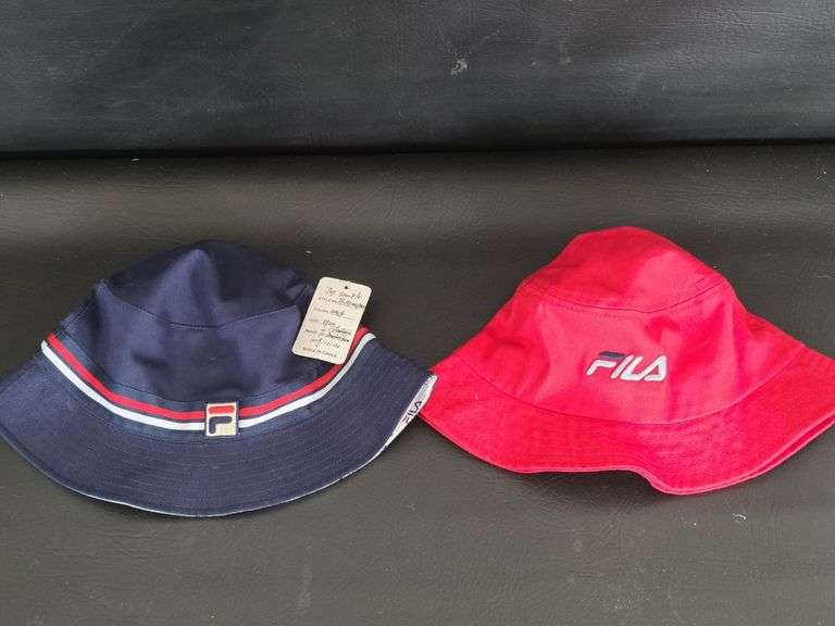 2) Fila Bucket Hats