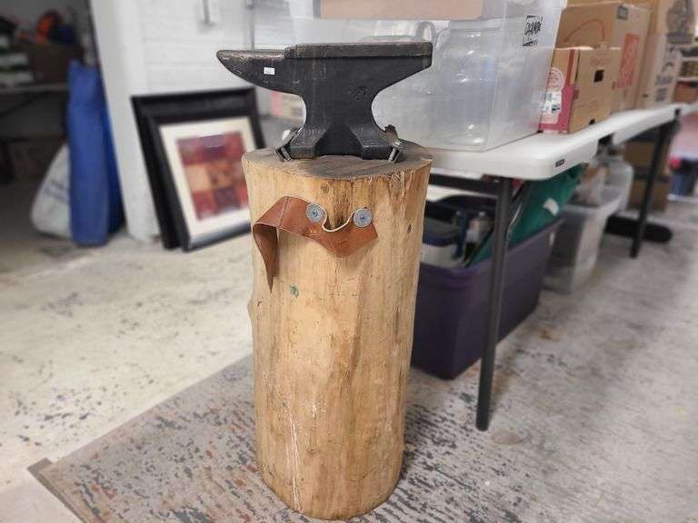 Large Anvil Attached to Stump
