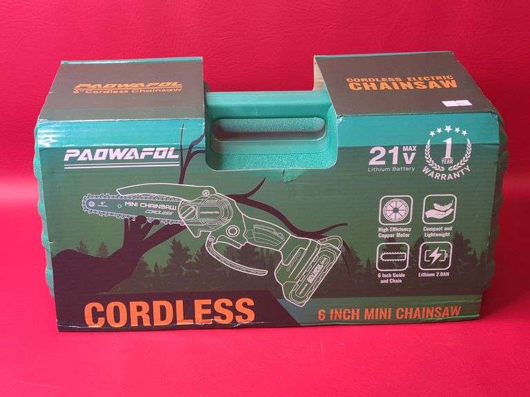 Padwafol Cordless 6" Mini Chainsaw