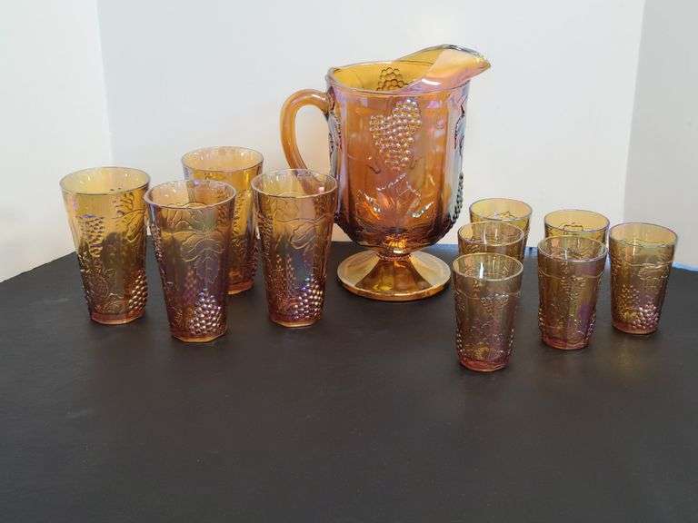 Harvest Grape Carnival Glass