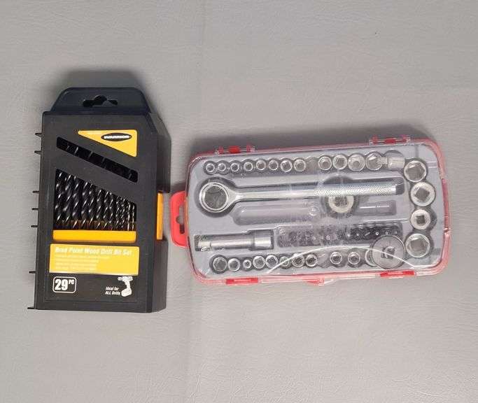 Warrior Brad Point Wood Drill Bit Set, Sockets