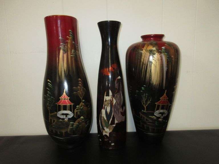 3) Tall Vases