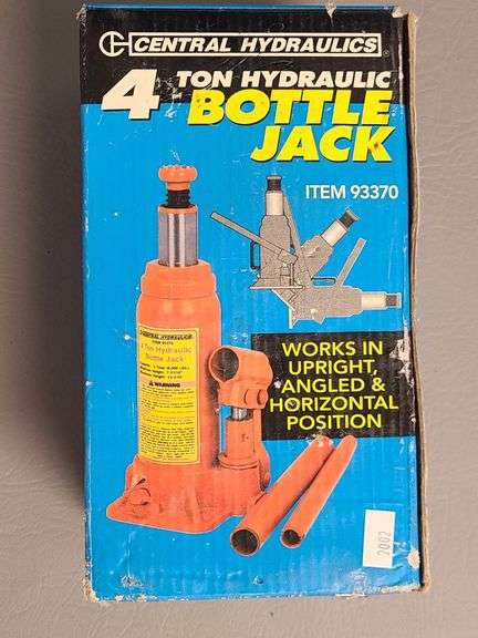 Central Hydraulics 4-Ton Hydraulic Bottle Jack
