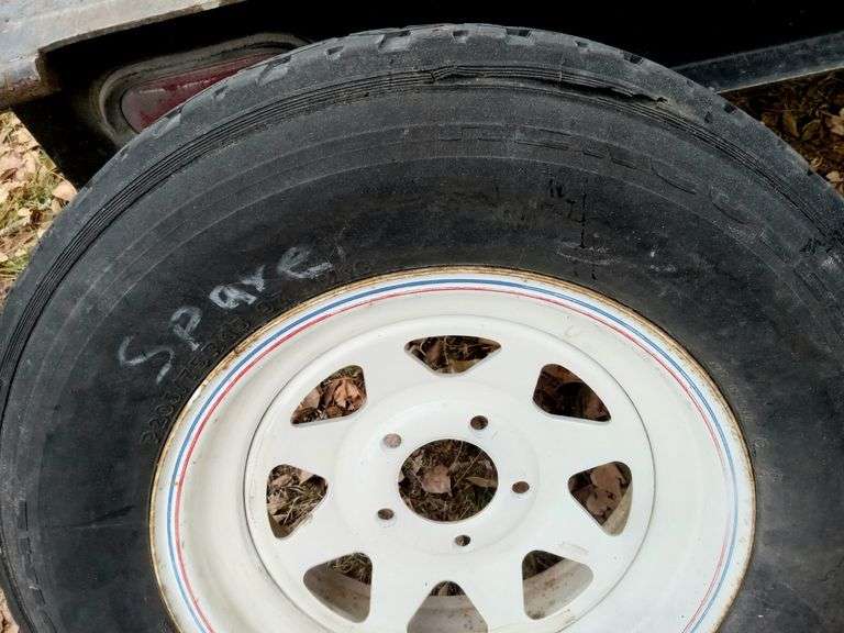 Car Trailer Spare Tire P205/75R15 - Prime Time Auctions, Inc.