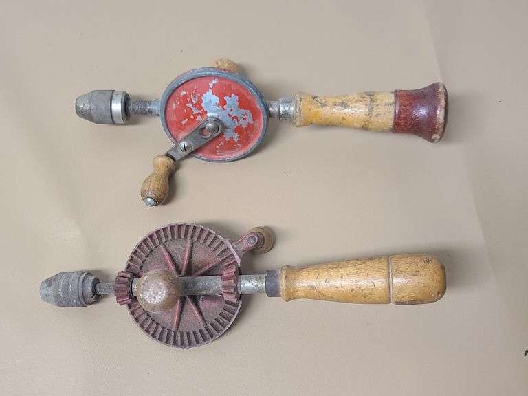 2) Vintage Hand Drills