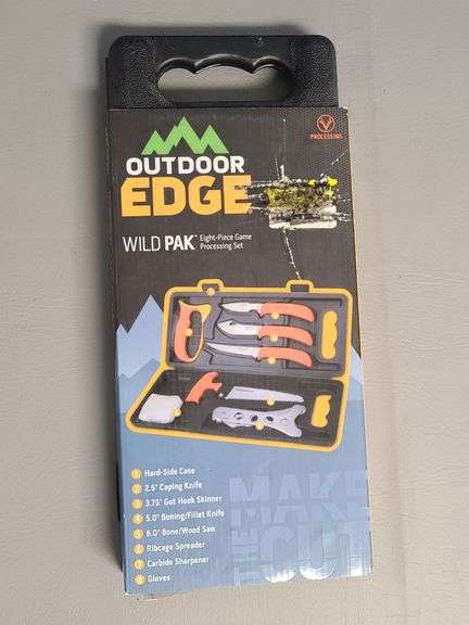 Outdoor Edge Wild Pak Eight Piece Game Processing Set