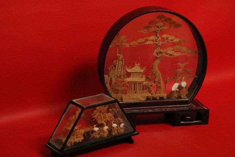 2) Oriental Corkwood Diorama's