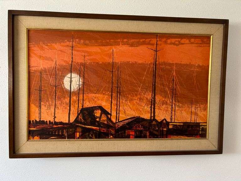 Howard Bradford Framed Harbor Print