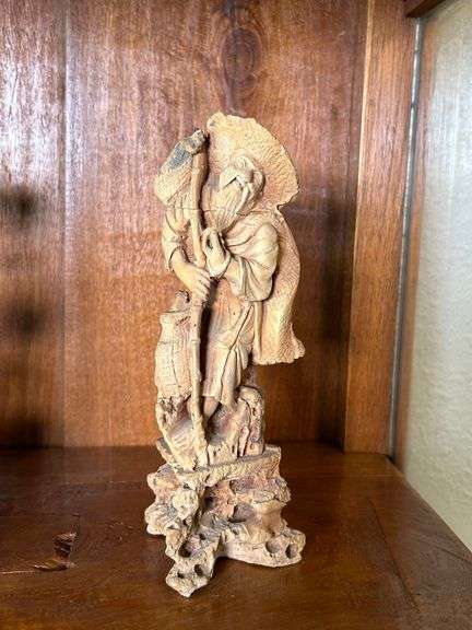 Hand Carved Wise Man Figure