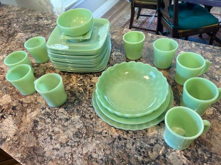 Fire-King Jadeite Dining Set