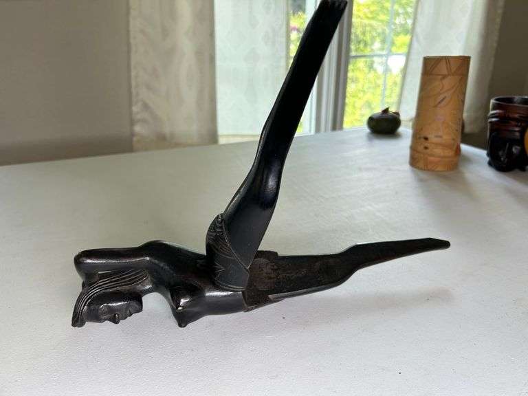 Carved Wooden Nude Nutcracker