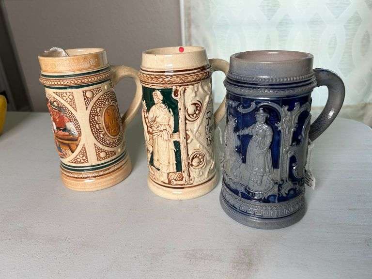 3) German Glazed Stein