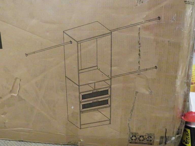 Scott Living Closet Organizer Prime Time Auctions, Inc.