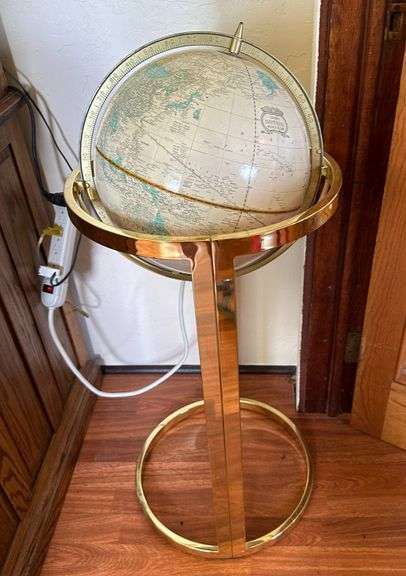 World Globe on Stand