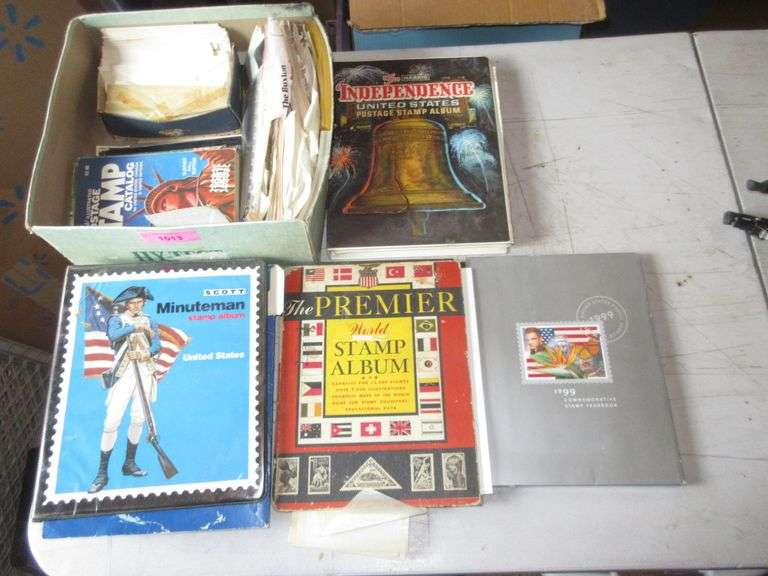 Stamp Books and Stamp Collection
