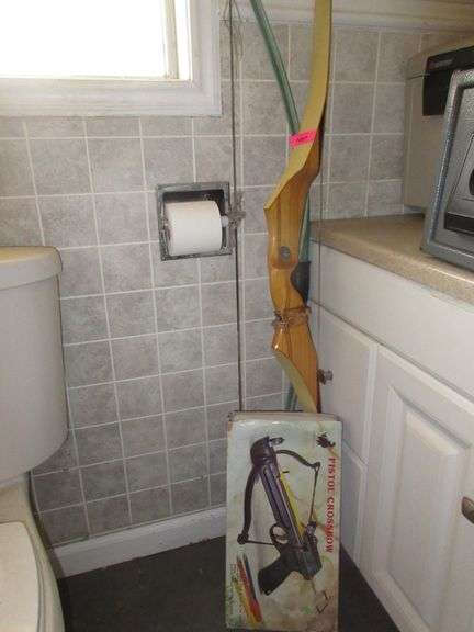 2) Archery Bows, Pistol Crossbow