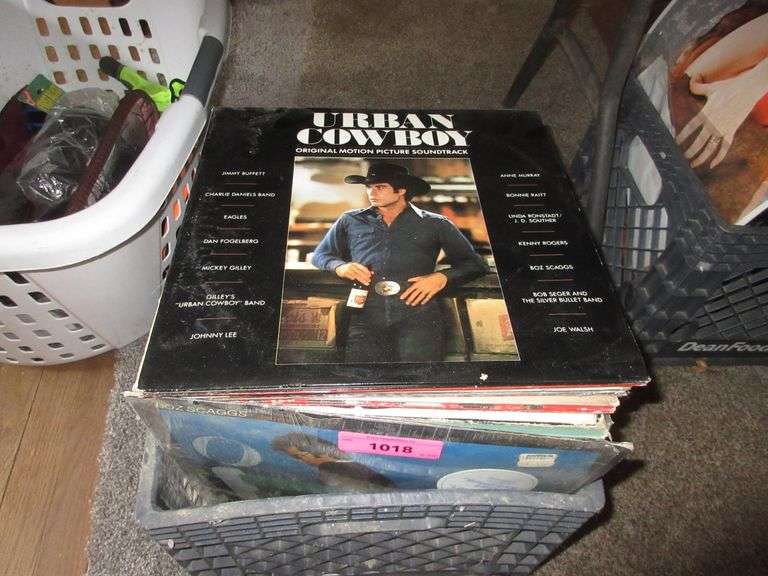 Vinyl Record Collection, The Beatles, Bos Skaggs, Urban Cowboy, Tramp Remix, L.L. Cool J, Commodores and More