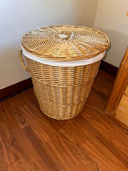 Wicker Laundry Basket