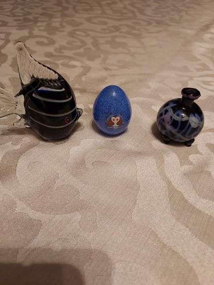3) Small Hand-Blown Glass Objects