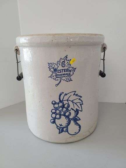 #6 Western Stoneware Crock