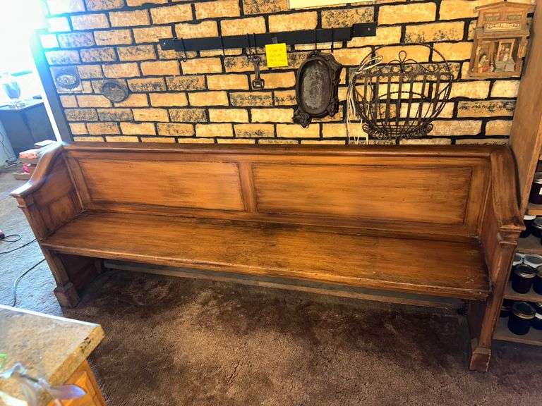 7ft Long Church Pew Bench