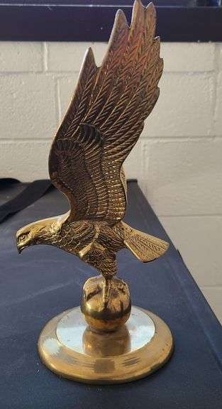 Vintage Solid Brass Eagle