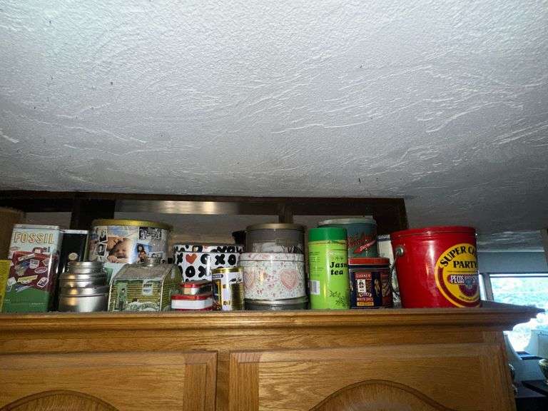Collector Metal Tin Cans