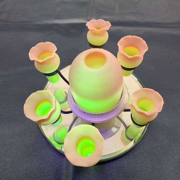 Burmese Fenton Uranium Glass