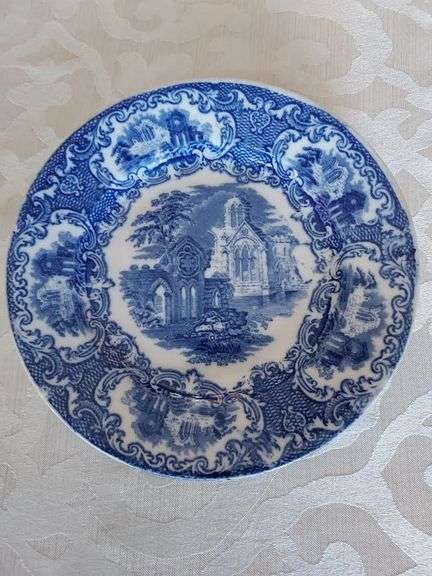 Blue and White Delft Plate - 7" Diameter