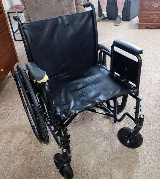 20" Width Seat Wheelchair with Wheel Bars for Self Propulsion