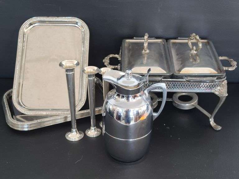 Serving Platters, Coffee Carafe, Double Chafing Dish