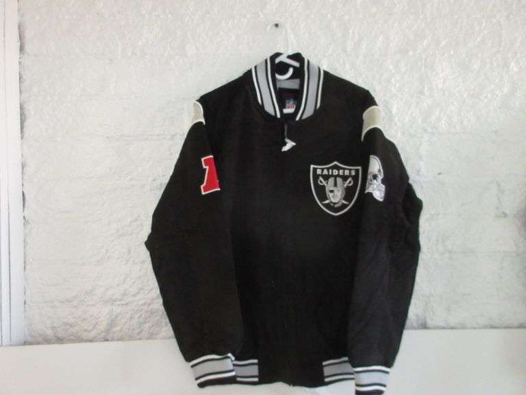 Oakland Raiders Football Jacket Size Medium New