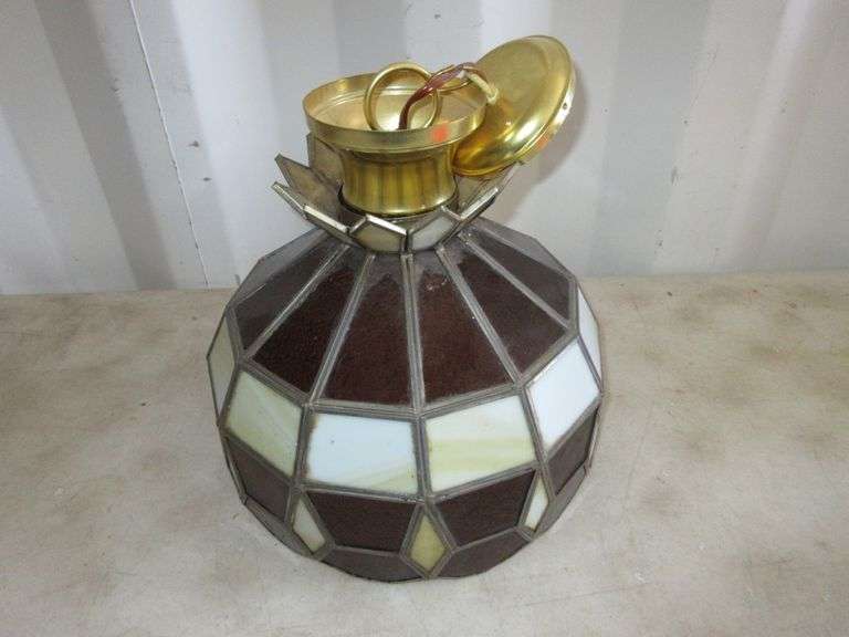 Ceiling Mount Stained Glass Type Light