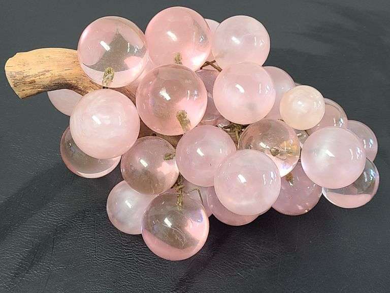 Pink Glass Grapes