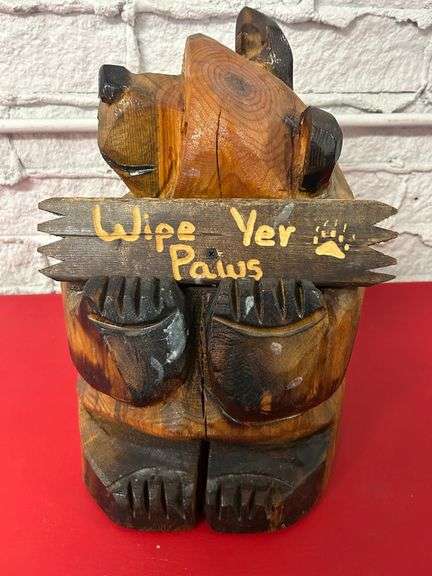 Decorative Wooden Bear