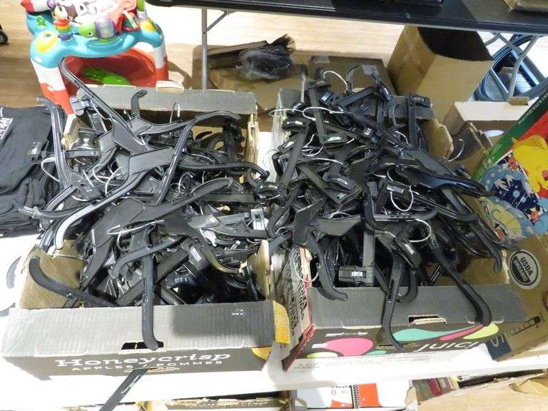 2) Boxes of Plastic Hangers
