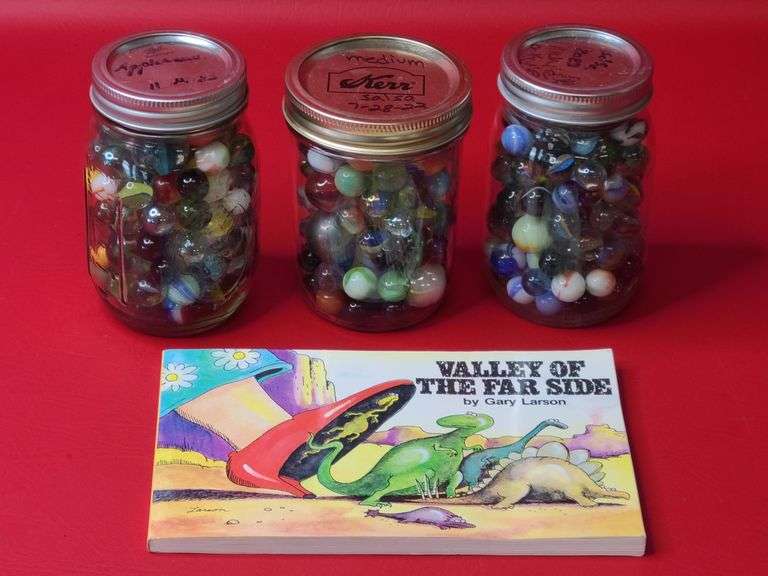 3) Jars of Marbles, Valley of the Far Side Book