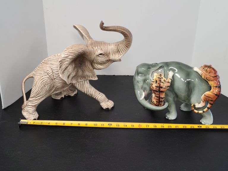 2) Ceramic Elephants