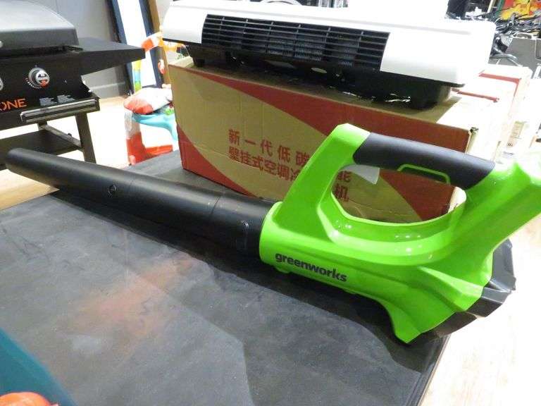 Green Works Leaf Blower, Battery, Charger